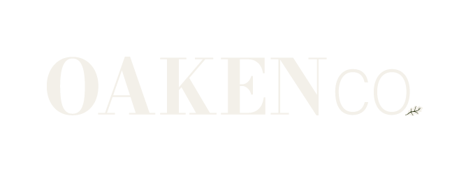 Oaken Co logo light version